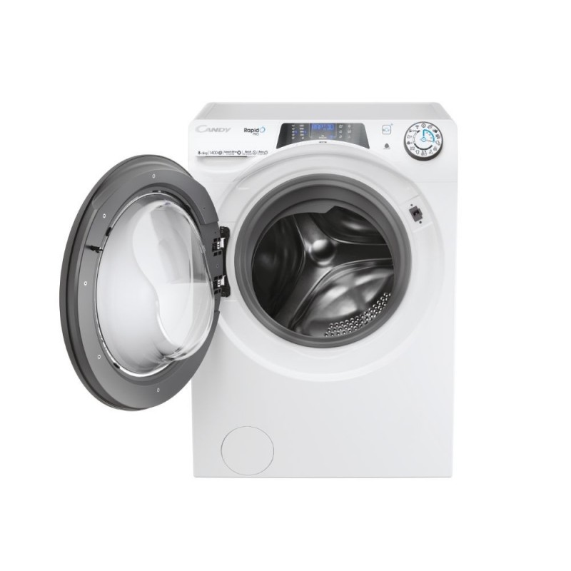 Candy RapidÓ PRO RPW4856BWMR 1-S washer dryer Freestanding Front-load White D