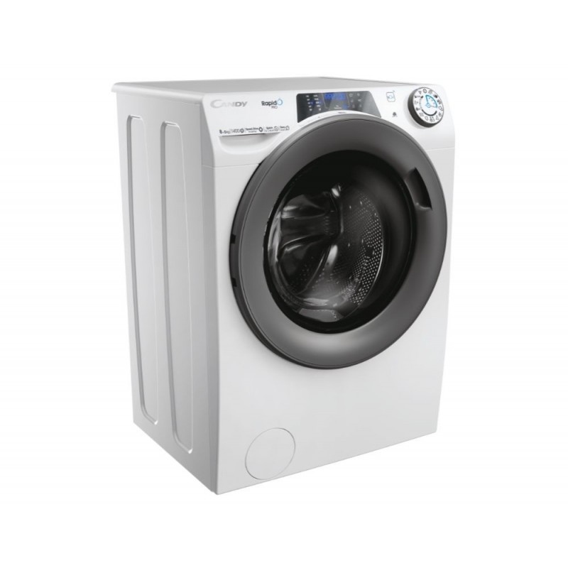 Candy RapidÓ PRO RPW4856BWMR 1-S washer dryer Freestanding Front-load White D