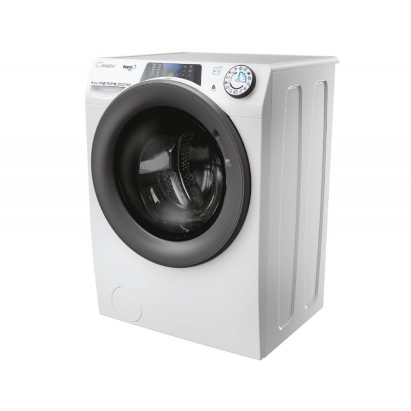 Candy RapidÓ PRO RPW4856BWMR 1-S washer dryer Freestanding Front-load White D