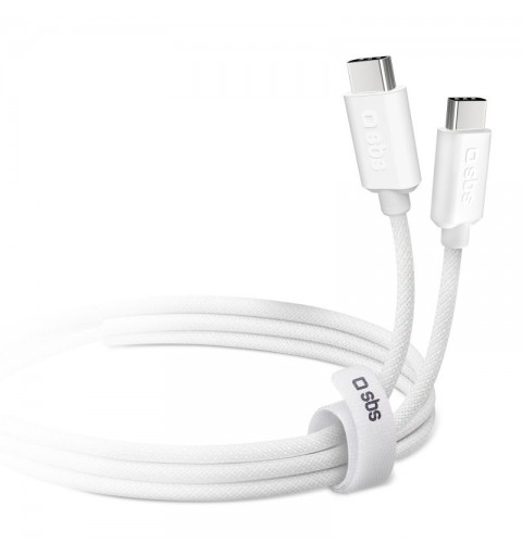 SBS TECABLETISSUETCCG cavo USB 1,5 m USB 2.0 USB C Bianco