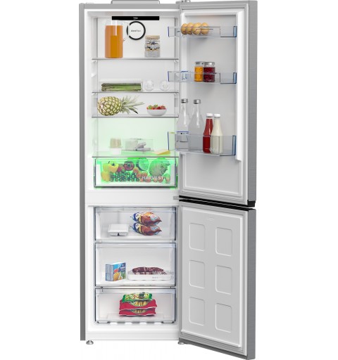 Beko B5RCNA366HXB1 réfrigérateur-congélateur Pose libre 316 L C Argent