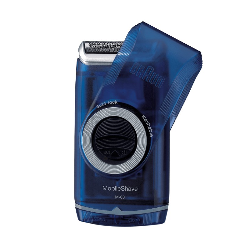 Braun PocketGo M60b Foil shaver Black, Blue