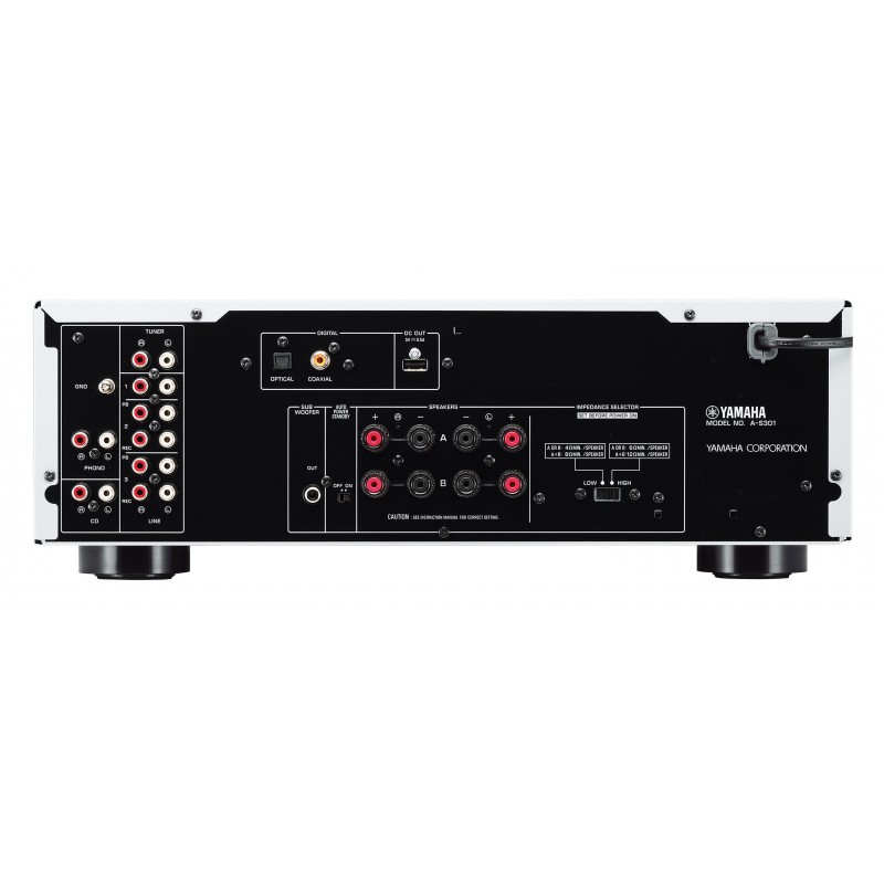 Yamaha A-S301 2.0 channels Home Black