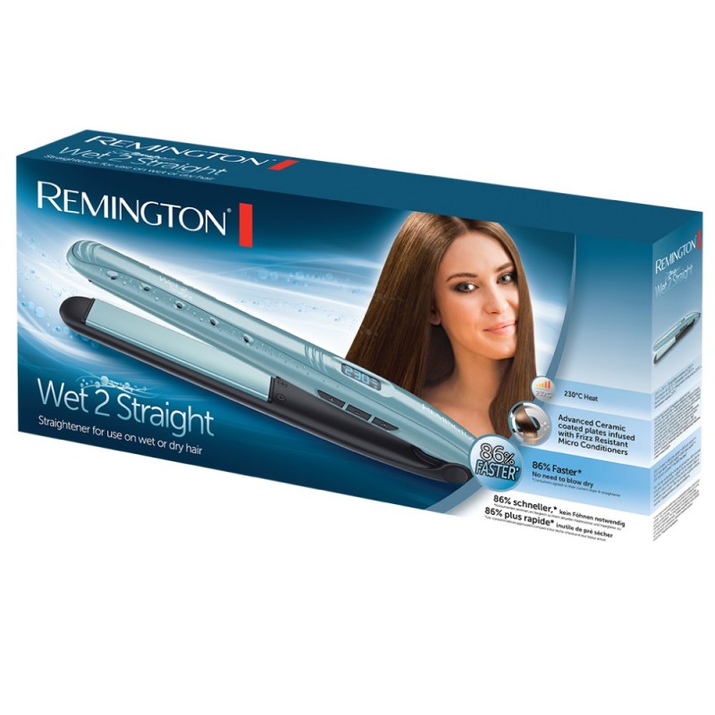 Remington S7300 brosse soufflante et fer à lisser À chaleur Noir, Bleu