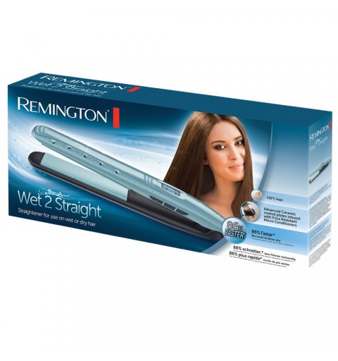 Remington S7300 brosse soufflante et fer à lisser À chaleur Noir, Bleu