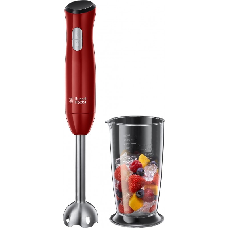 Russell Hobbs Desire 0,7 L Mélangeur par immersion 500 W Rouge, Acier inoxydable