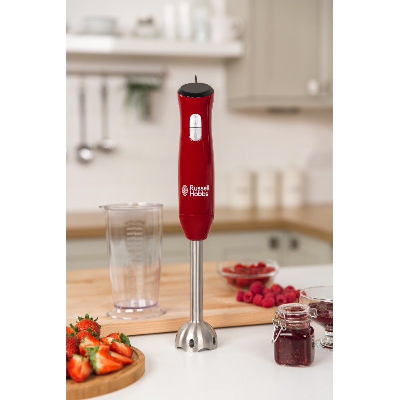 Russell Hobbs Desire 0,7 L Frullatore ad immersione 500 W Rosso, Stainless steel