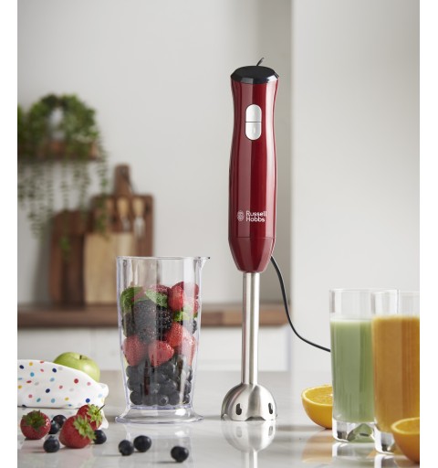 Russell Hobbs Desire 0,7 L Frullatore ad immersione 500 W Rosso, Stainless steel