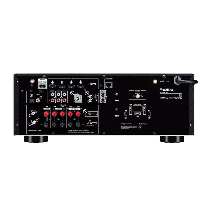 Yamaha YHT-4960 home cinema system 5.2 channels 150 W Black