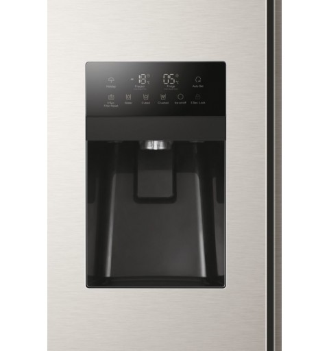 Haier SBS 90 Serie 3 HSR3918FIMP frigo américain Pose libre 515 L F Gris