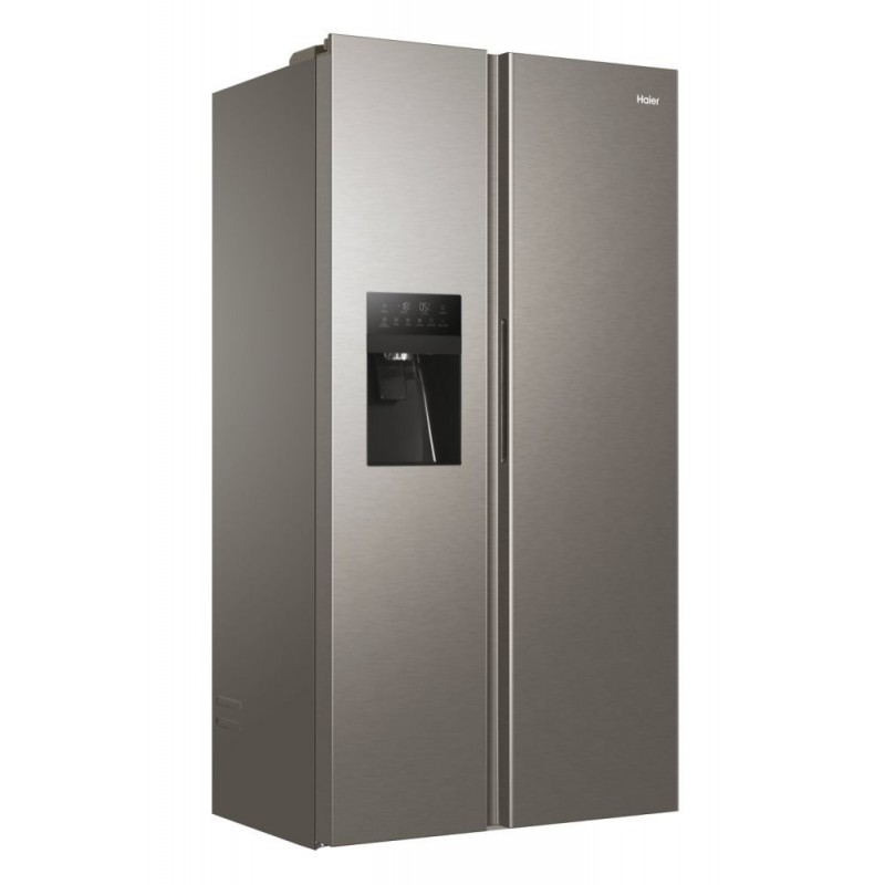 Haier SBS 90 Serie 3 HSR3918FIMP nevera puerta lado a lado Independiente 515 L F Gris