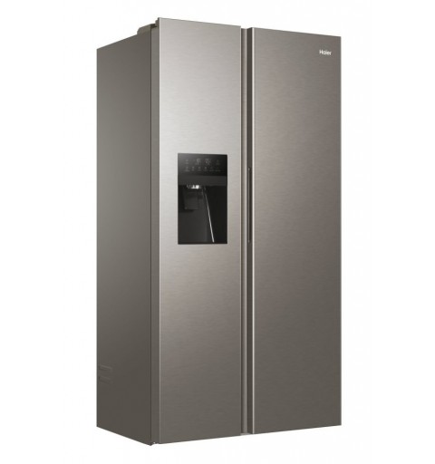 Haier SBS 90 Serie 3 HSR3918FIMP nevera puerta lado a lado Independiente 515 L F Gris