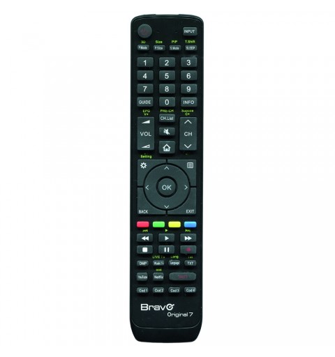 Bravo Original 7 remote control IR Wireless TV Press buttons