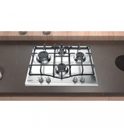 Hotpoint PCN 642 IX HAR Stainless steel Da incasso 59 cm Gas 4 Fornello(i)