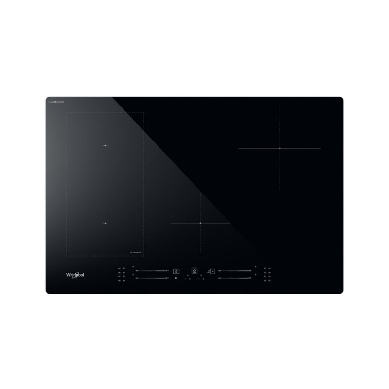 Whirlpool WL S2177 CPNE Black Built-in 77 cm Zone induction hob 4 zone(s)