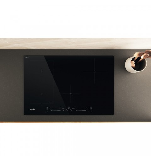 Whirlpool WL S2177 CPNE Noir Intégré 77 cm Plaque avec zone à induction 4 zone(s)