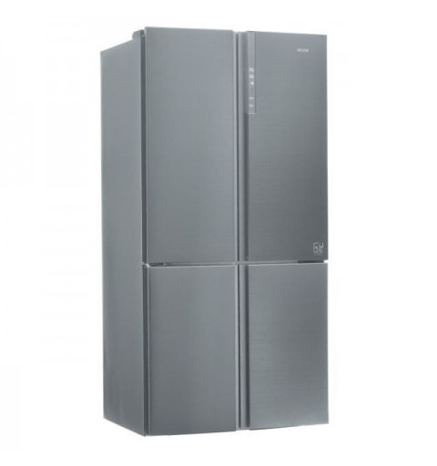 Haier HTF-710DP7 side-by-side refrigerator Freestanding 628 L F Stainless steel