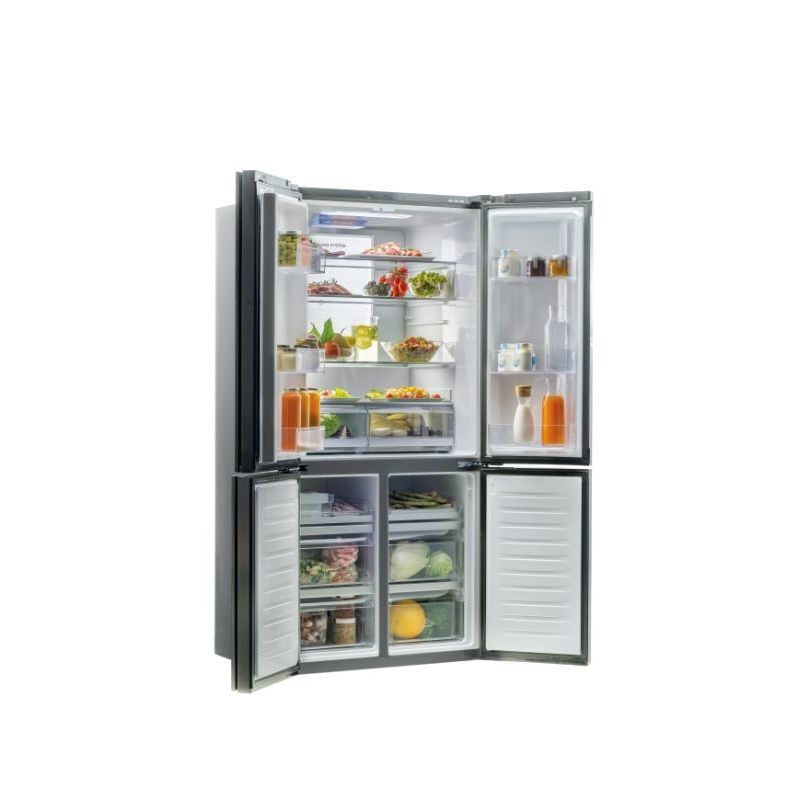 Haier HTF-710DP7 side-by-side refrigerator Freestanding 628 L F Stainless steel