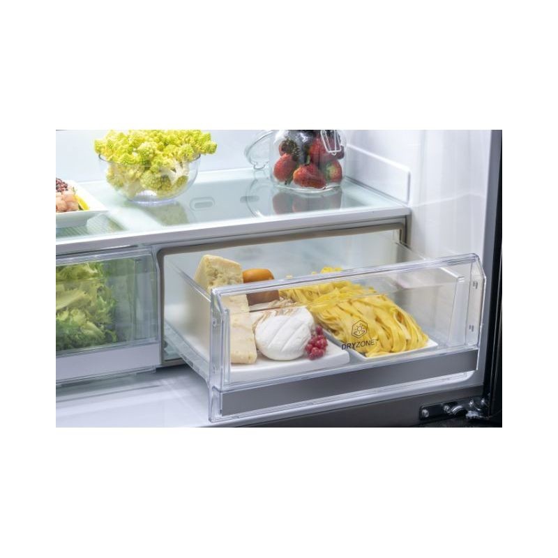 Haier HTF-710DP7 frigo américain Pose libre 628 L F Acier inoxydable