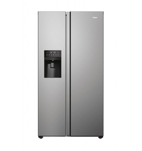 Haier SBS 90 Serie 3 HSR3918EIMP frigorifero side-by-side Libera installazione 515 L E Platino, Stainless steel