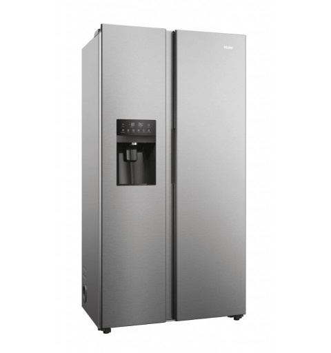 Haier SBS 90 Serie 3 HSR3918EIMP frigorifero side-by-side Libera installazione 515 L E Platino, Stainless steel