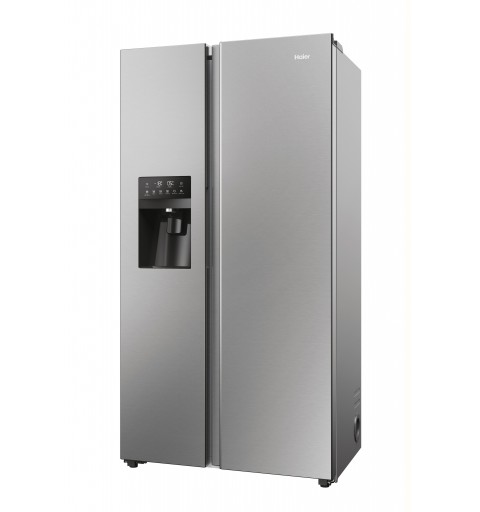 Haier SBS 90 Serie 3 HSR3918EIMP frigo américain Pose libre 515 L E Platine, Acier inoxydable