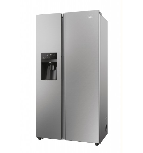 Haier SBS 90 Serie 3 HSR3918EIMP frigorifero side-by-side Libera installazione 515 L E Platino, Stainless steel