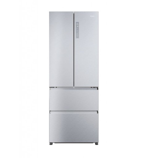 Haier FD 70 Serie 5 HFR5719ENMG side-by-side refrigerator Freestanding 446 L E Silver
