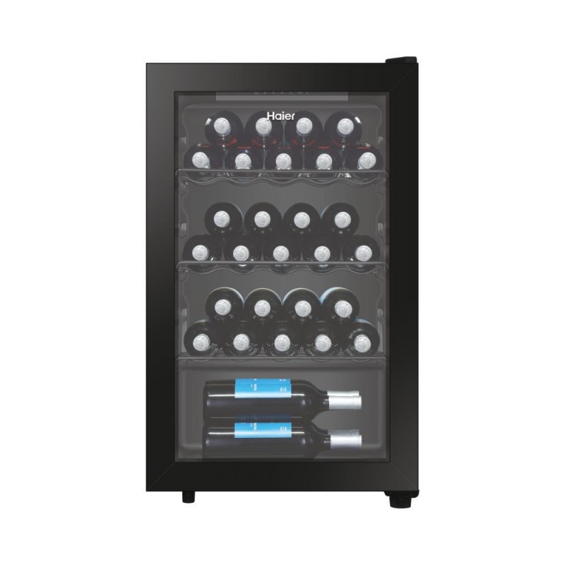 Haier Wine Bank 50 Serie 3 HWS31GGE Weinkühler mit Kompressor Freistehend Schwarz 31 Flasche(n)