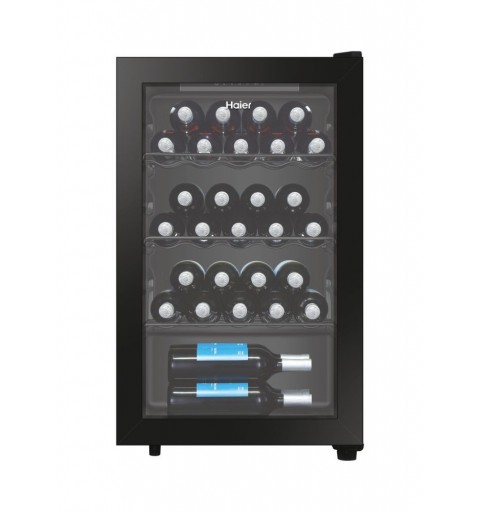 Haier Wine Bank 50 Serie 3 HWS31GGE Compressor wine cooler Freestanding Black 31 bottle(s)