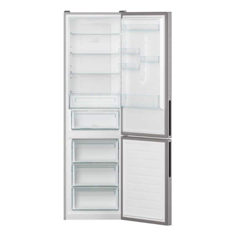 Candy Fresco CCE4T620EX fridge-freezer Freestanding 377 L E Aluminium