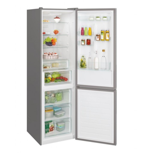 Candy Fresco CCE4T620EX fridge-freezer Freestanding 377 L E Aluminium