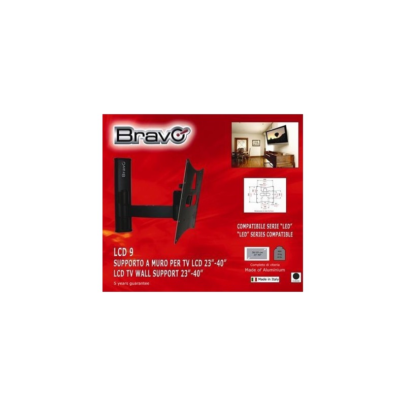 Bravo LCD 9 101.6 cm (40") Black