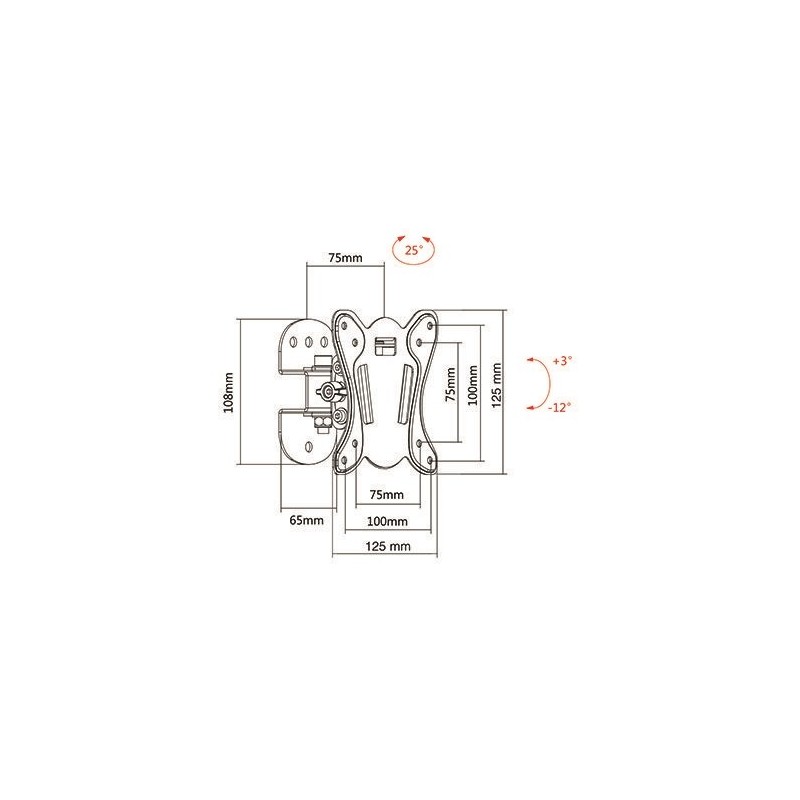 Munari SP301 soporte para TV Negro