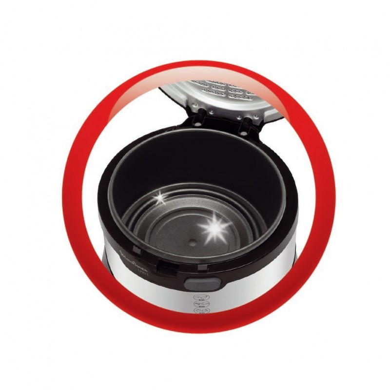 Moulinex AF179 Unique Autonome 1900 W Friteuse Acier inoxydable