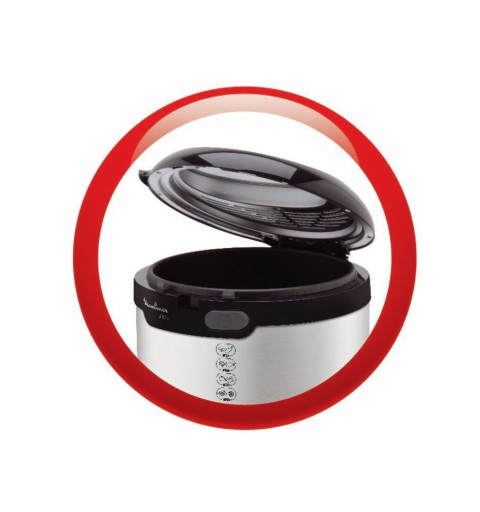 Moulinex AF179 Unique Autonome 1900 W Friteuse Acier inoxydable