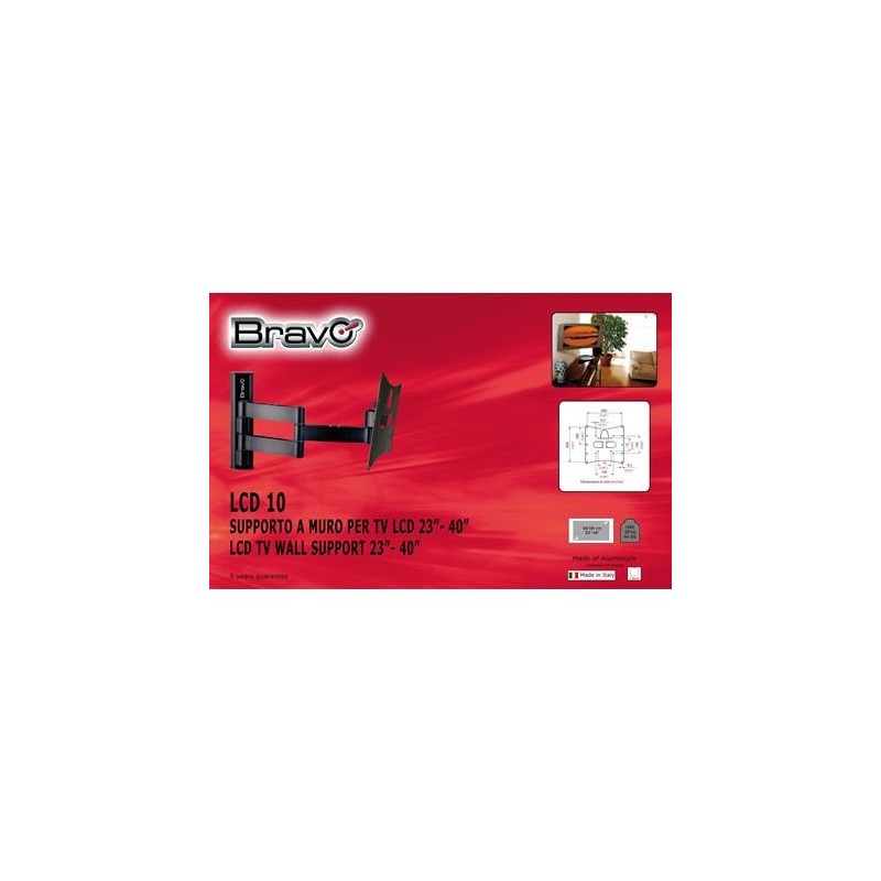 Bravo LCD 10 101.6 cm (40") Black