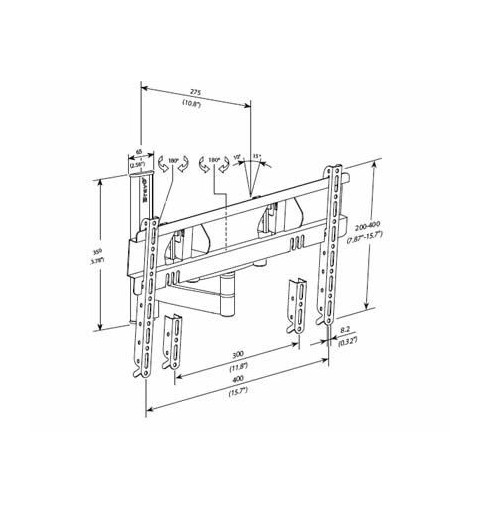 Bravo LCD 13 127 cm (50") Schwarz