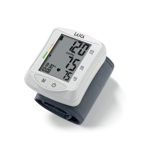 Laica BM1006 monitor de ritmo cardiaco Muñeca Gris, Blanco