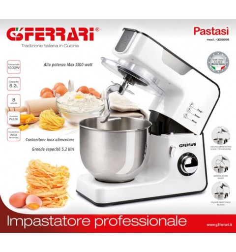 G3 Ferrari G20056 sbattitore Sbattitore con base 1300 W Bianco