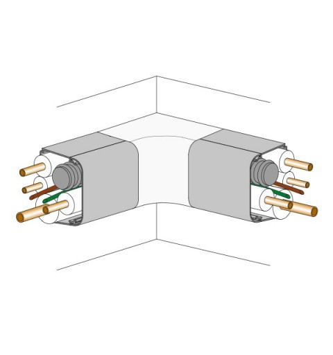 Vecamco 9805-112-08 accessoire de climatiseur Goulotte décorative pour climatiseur