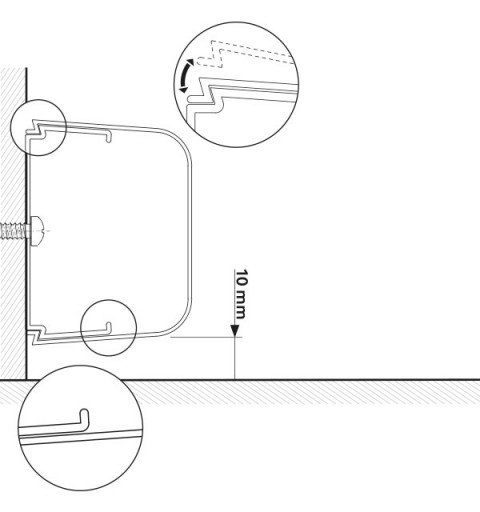 Vecamco 9815-001-08 accessorio per aria condizionata Canale decorativo del condizionatore d'aria