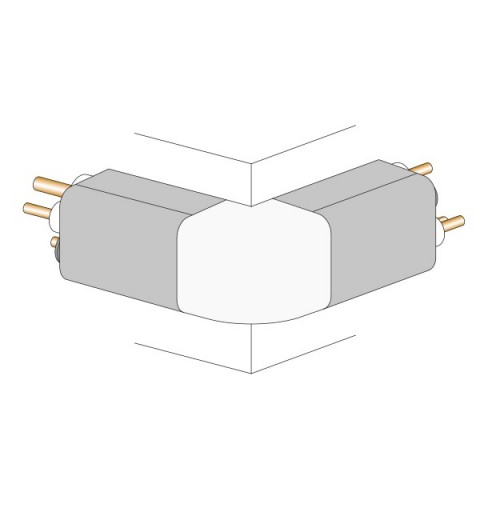 Vecamco 9801-113-08 accessoire de climatiseur Goulotte décorative pour climatiseur