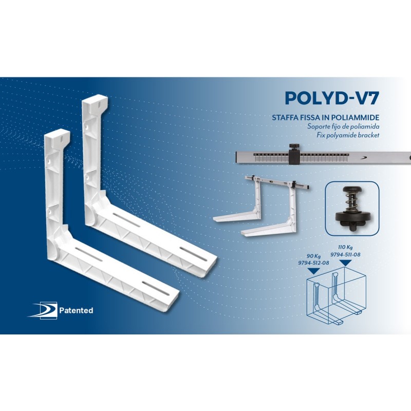 Vecamco POLYD-V7 Staffa di supporto del condizionatore d'aria