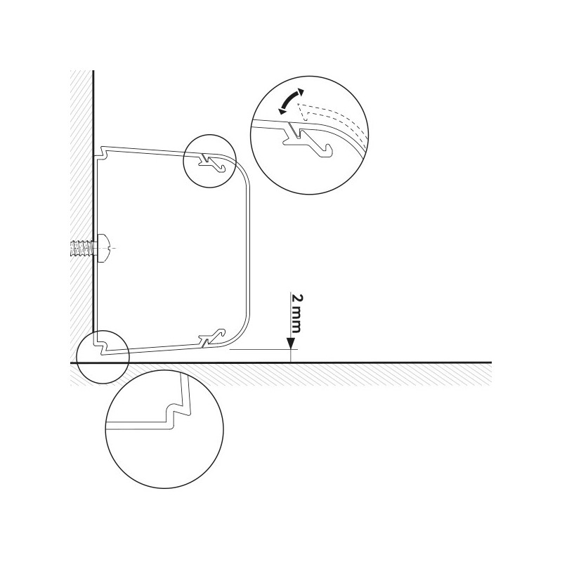 Vecamco 9805-001-08 accessorio per aria condizionata Canale decorativo del condizionatore d'aria