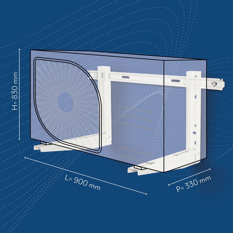 Vecamco VB15 Staffa di supporto del condizionatore d'aria