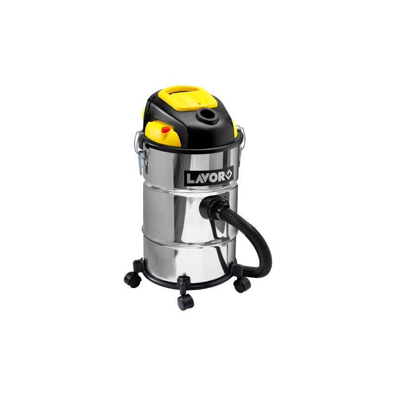 Lavorwash Poker Negro, Acero inoxidable, Amarillo 25 L 1400 W