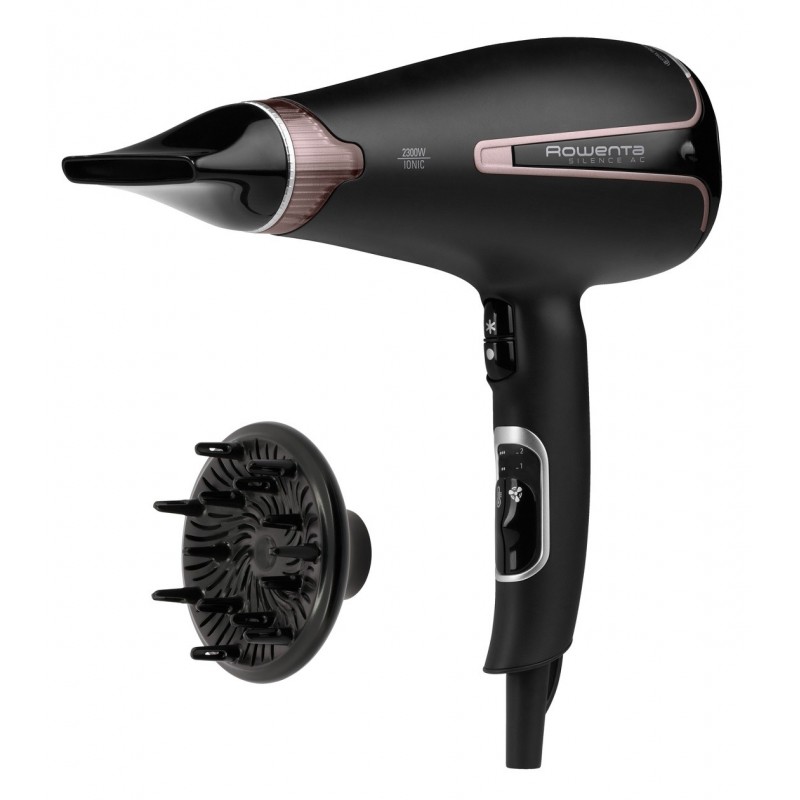 Rowenta Silence CV7920F0 Haartrockner 2300 W Schwarz, Pink