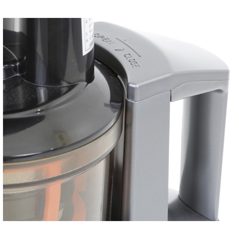 RGV Green Juice Centrifugeuse lente 150 W Noir, Gris