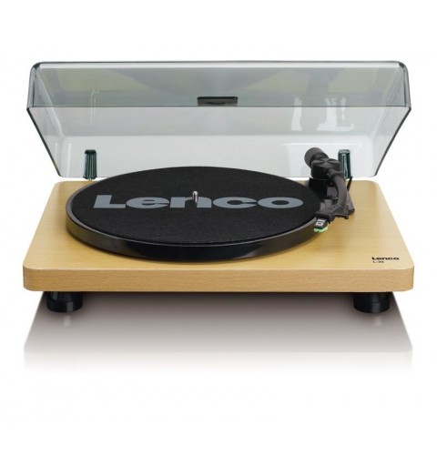 Lenco L-30 Belt-drive audio turntable Wood Semi Automatic